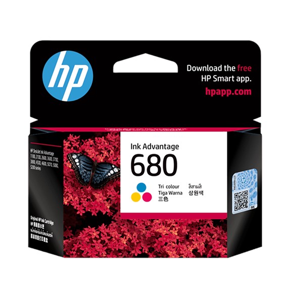 Hp 680 Ori Ink Advantage Cartridge-Tri Color - MYCOM